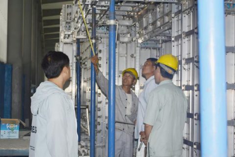 恭賀五棵松鋁模板房山項目順利通過出廠驗收!